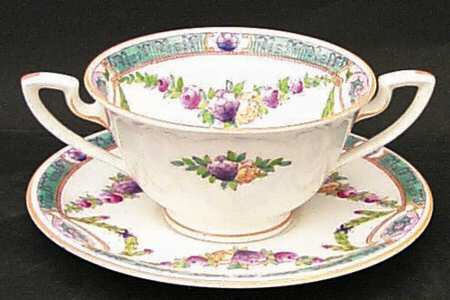 C1091 Footed Bouillon Cup & Saucer