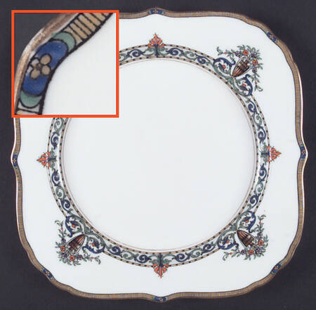 C2097 Square Salad Plate