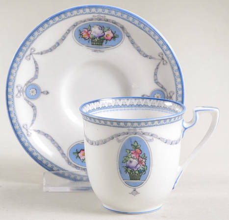 Cameo Flat Demitasse Cup & Saucer Set