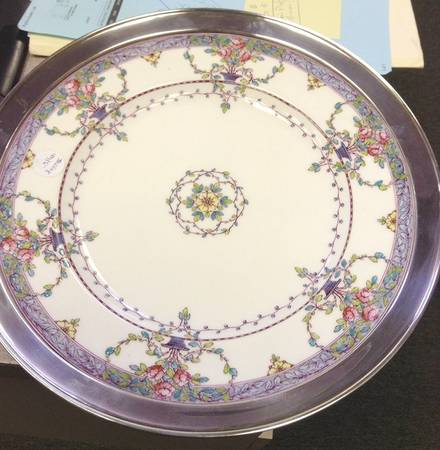 C662 Sterling Rim Dinner Plate