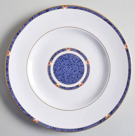 Carina Blue Accent Salad Plate