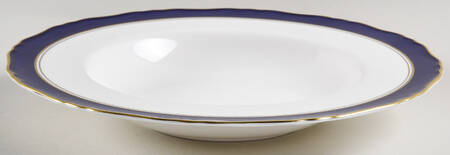 Cavendish Blue Large Rim Soup Bowl