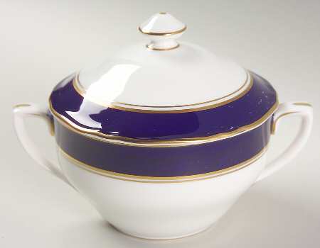 Cavendish Blue Sugar Bowl & Lid