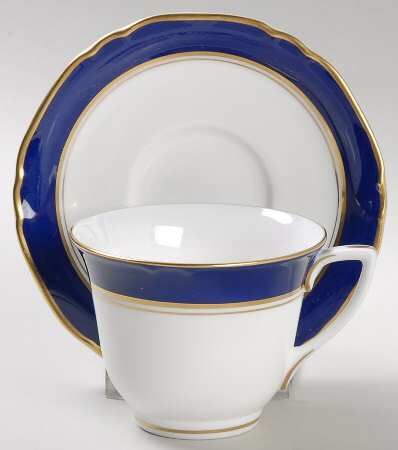 Cavendish Blue Footed Demitasse Cup & Saucer Set
