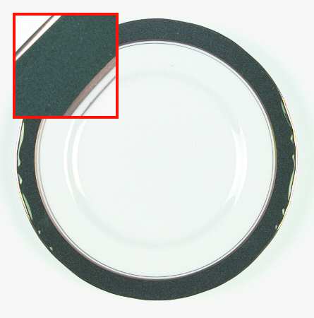 Cavendish Leather Green Salad Plate