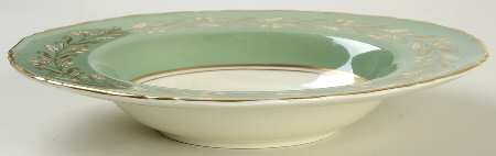 Ceres Green Rim Soup Bowl
