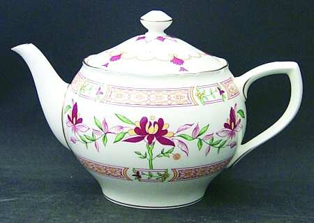 Chamberlain Orange Teapot & Lid