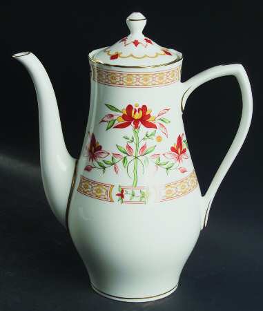 Chamberlain Orange Coffee Pot & Lid