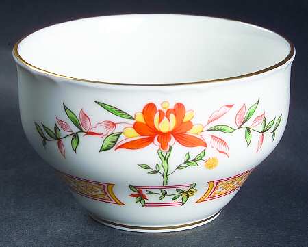 Chamberlain Orange Mini Open Sugar Bowl