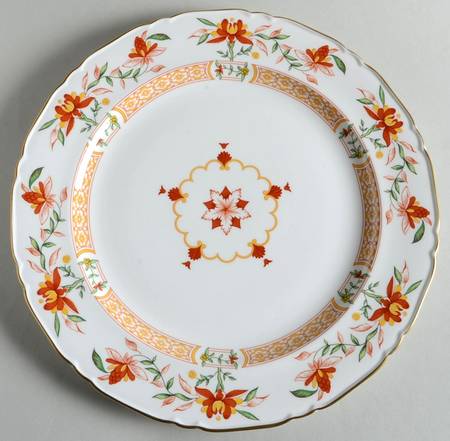 Chamberlain Orange 12" Chop Plate (Round Platter)