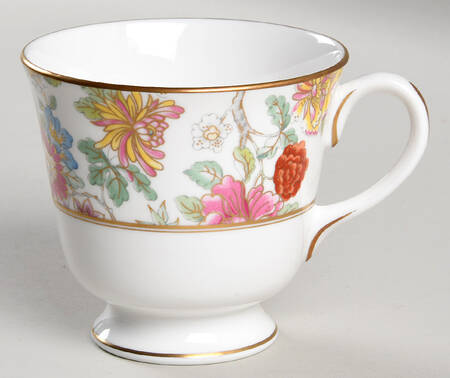Chinese Garden Footed Cup
