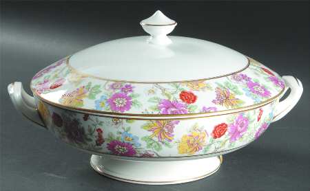 Chinese Garden Round Covered Vegetable