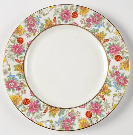 Chinese Garden Dinner Plate