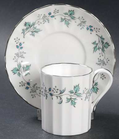 Chapel Hill Flat Demitasse Cup & Saucer Set