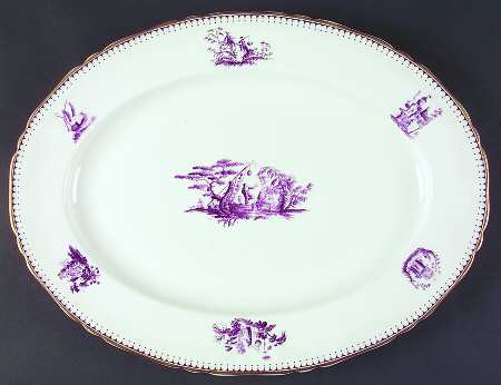 Chippendale 17" Oval Serving Platter