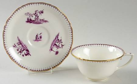 Chippendale Flat Cup & Saucer Set