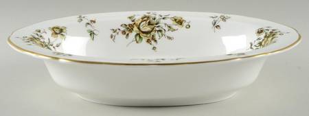 Clementine 10" Oval Vegetable Bowl