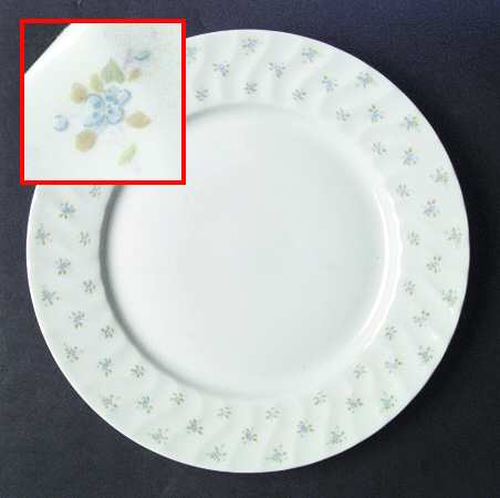 Cottage Flowers Dinner Plate