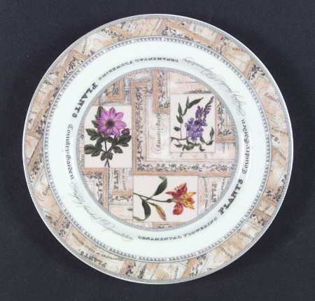 Country Garden Salad Plate