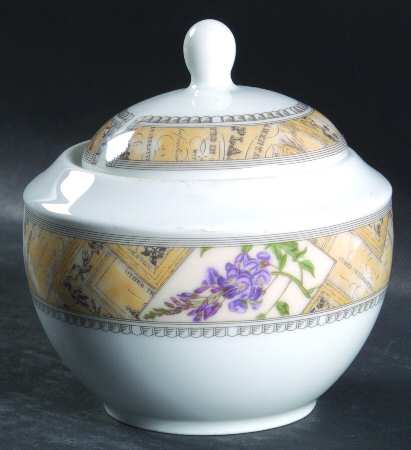 Country Garden Sugar Bowl & Lid