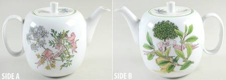 Country Kitchen Teapot & Lid