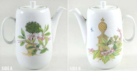 Country Kitchen Coffee Pot & Lid