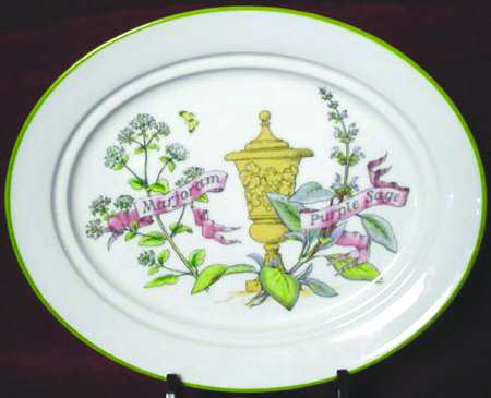Country Kitchen Oval Salad Plate