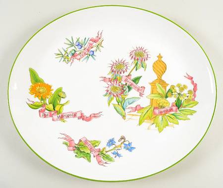 Country Kitchen 13" Oval Serving Platter