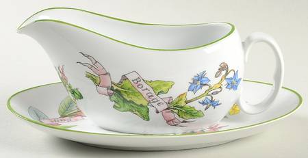 Country Kitchen Gravy Boat & Underplate