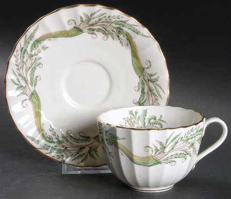 Collingwood Flat Cup & Saucer Set