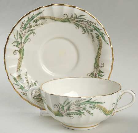 Collingwood Flat Cream Soup Bowl & Saucer Set