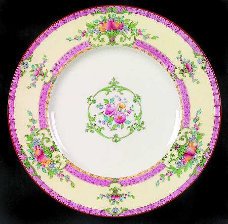 Cordova (Pink Border) Dinner Plate