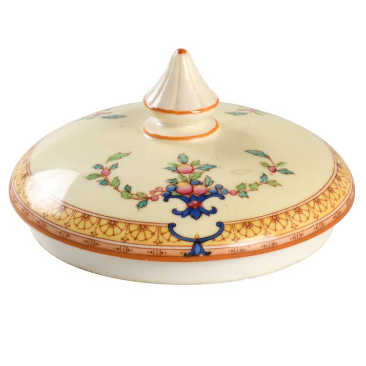 Cordova (Yellow Border)  Lid for Sugar Bowl