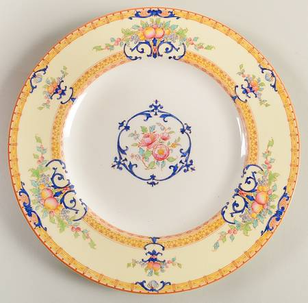 Cordova (Yellow Border)  Luncheon Plate