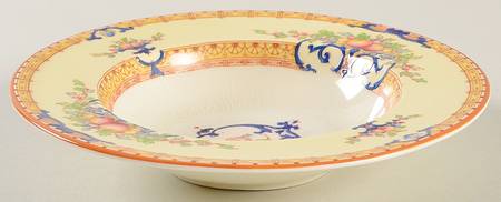 Cordova (Yellow Border)  Fruit/Dessert (Sauce) Bowl