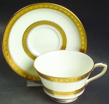 Coronet Footed Cup & Saucer Set