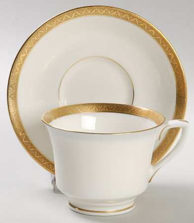 Coventry Footed Demitasse Cup & Saucer Set