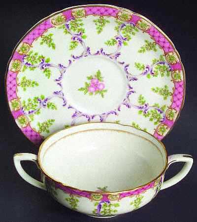 Cradley Flat Cream Soup Bowl & Saucer Set