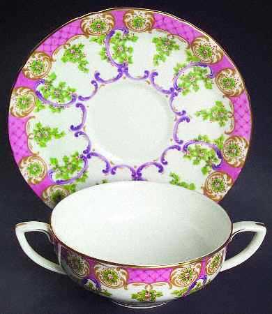 Cradley Flat Cream Soup & Saucer Set