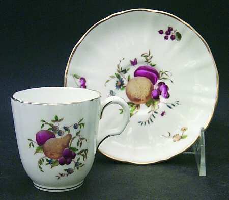 Delecta (Coburg Shape) Footed Demitasse Cup & Saucer Set