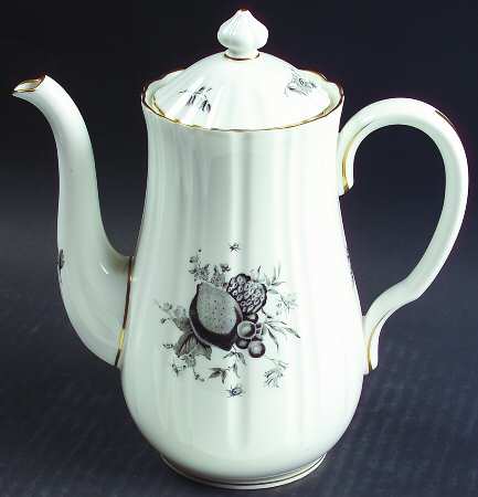 Delecta (Black Design) Coffee Pot & Lid