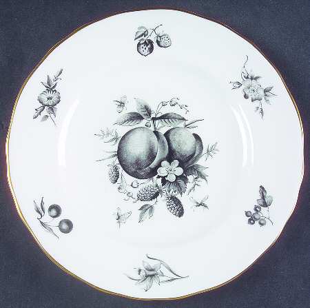 Delecta (Black Design) Salad Plate