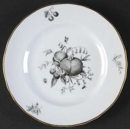 Delecta (Black Design) Bread & Butter Plate