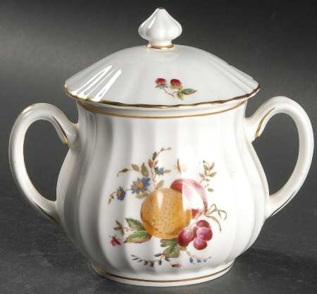 Delecta (Warmstry, Ribbed) Sugar Bowl & Lid