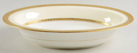 Diana Cream 10" Oval Vegetable Bowl