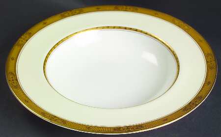 Diana Cream Rim Soup Bowl