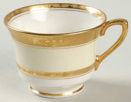 Diana Cream Footed Demitasse Cup
