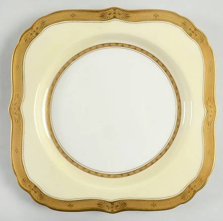 Diana Cream Square Salad Plate