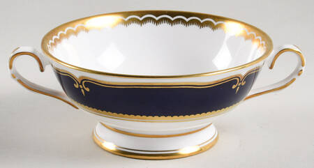 Diplomat Footed Cream Soup Bowl
