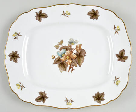 Dorchester (Scalloped, Z2637) 12" Oval Serving Platter